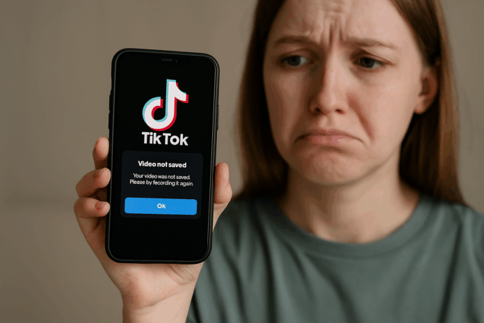 TikTok Çekim Sonrası Video Kaydedilmiyor Sorunu ve Çözümü
