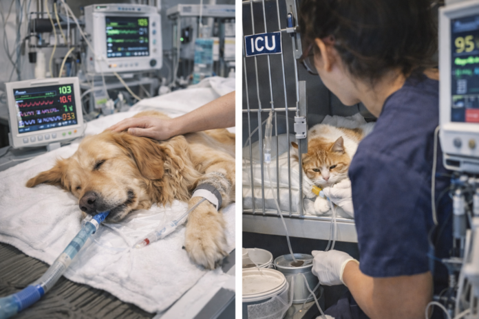 Evcil Hayvanlarda Yoğun Bakım ve Yatar Hasta Servisi ile Hayat Kurtaran Müdahaleler