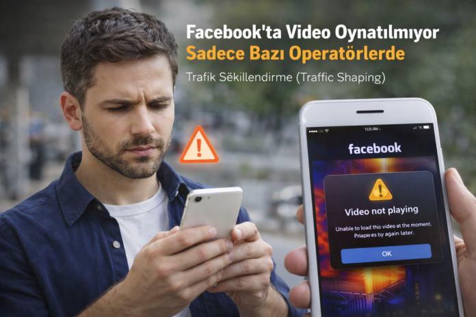 Facebook'ta Video Oynatılmıyor Sadece Bazı Operatörlerde Trafik Şekillendirme (Traffic Shaping)