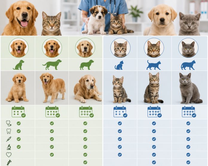 Kedi ve Köpeklerde Check Up Sıklığı Yaşa Göre Nasıl Planlanmalı