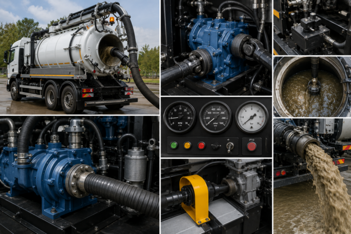 Vakum Tanker Vidanjör Uygulamalarında PTO ve Pompa Performansı Güç İhtiyacı Nasıl Hesaplanır